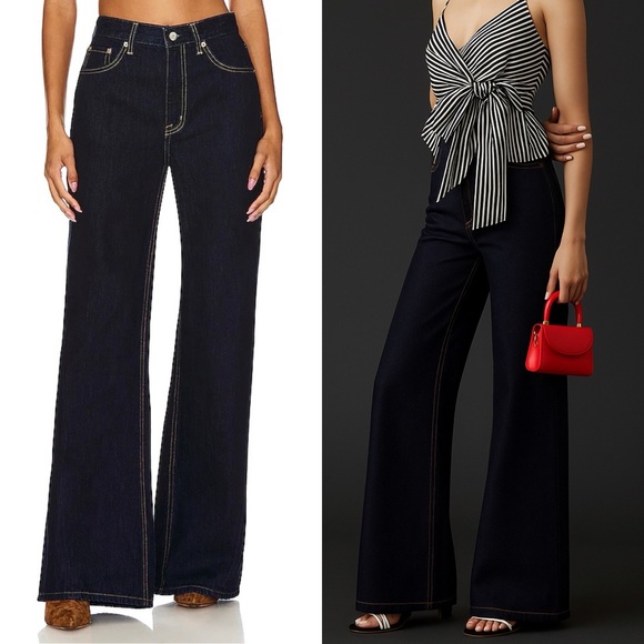 Pistola Ruby High Rise Wide Leg Jeans - Picture 1 of 7